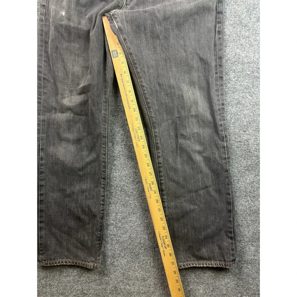 J.Crew Vintage Slim Straight Jeans Mens 32x30 Black Faded Denim Pants